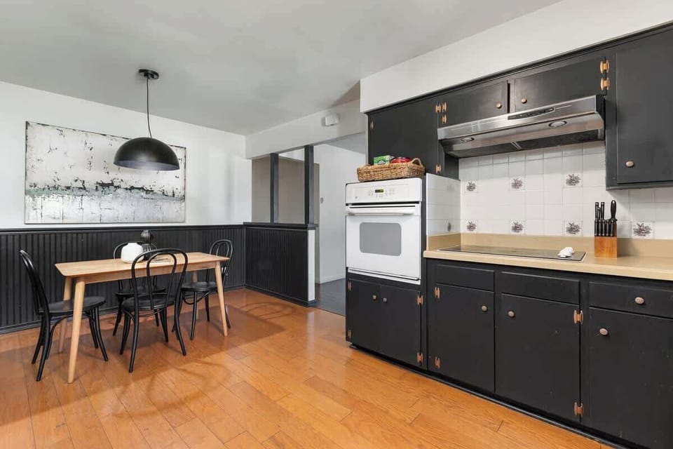 Dining and kitchen