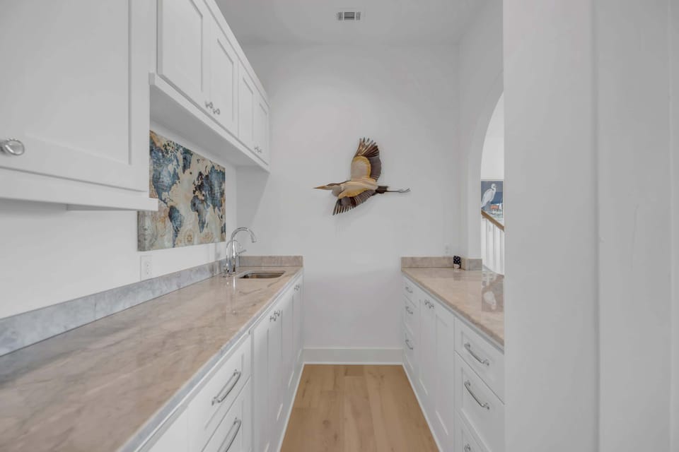 Kitchenette behind the Dining room