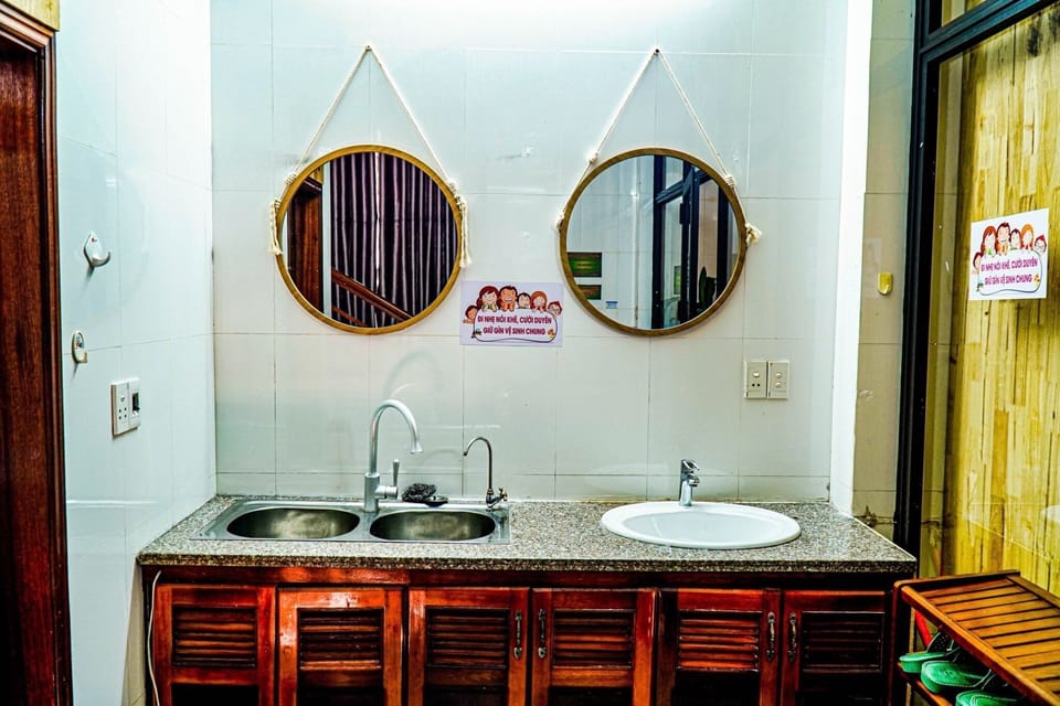 Shower, hydromassage showerhead, designer toiletries, hair dryer