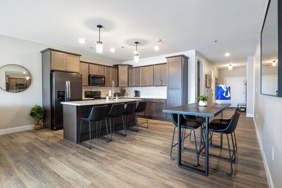 Spacious Kitchen for Convenient Cooking, Meal Prep, and Dining