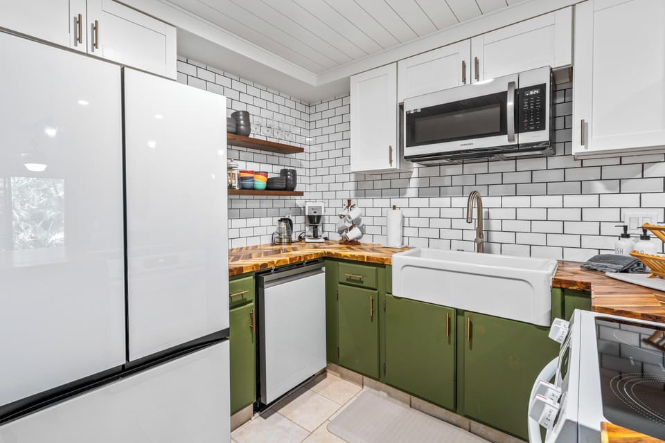 Newly remodeled kitchen