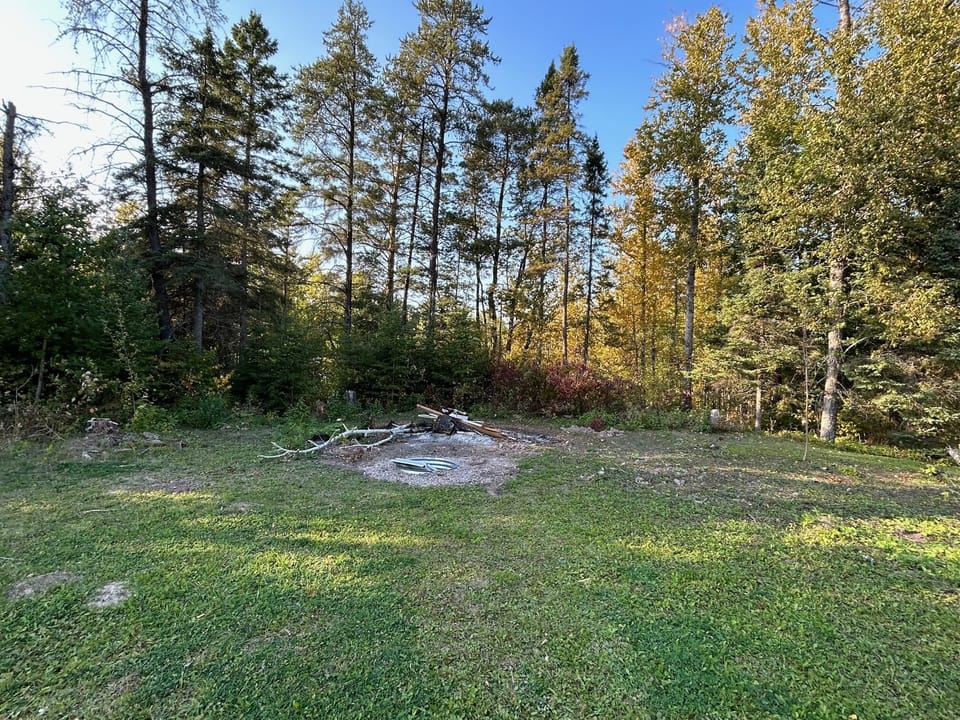 Surrounded by woods