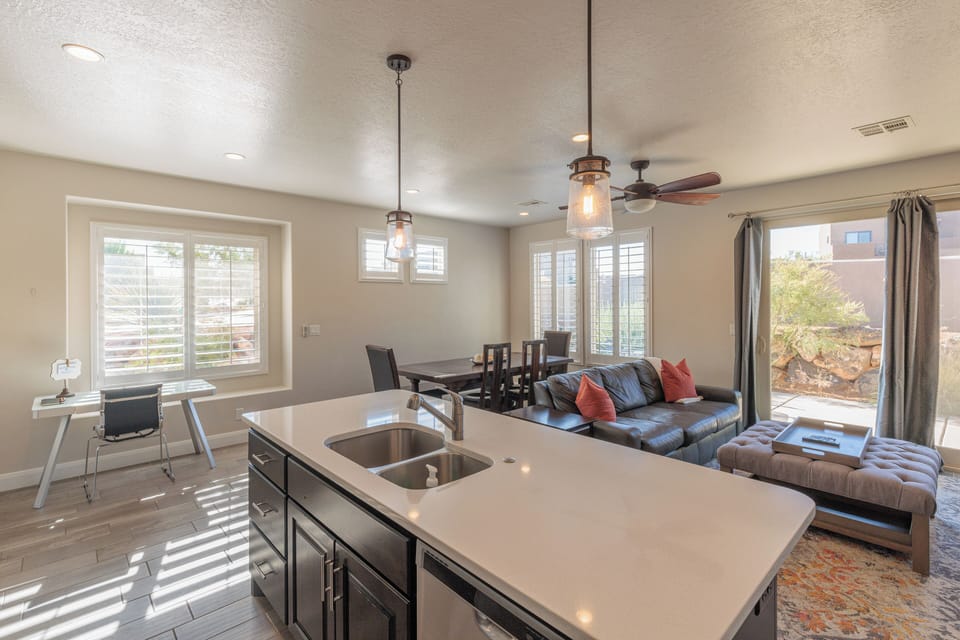 Kitchen Island View