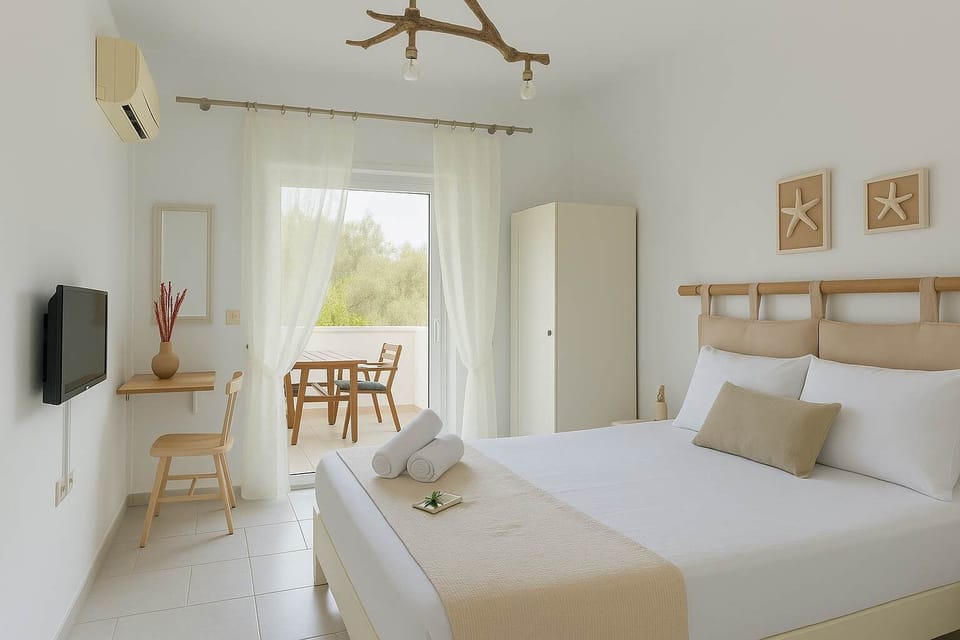 A Minimalist Getaway – Bright and Airy Bedroom with Stylish Decor and Natural Light