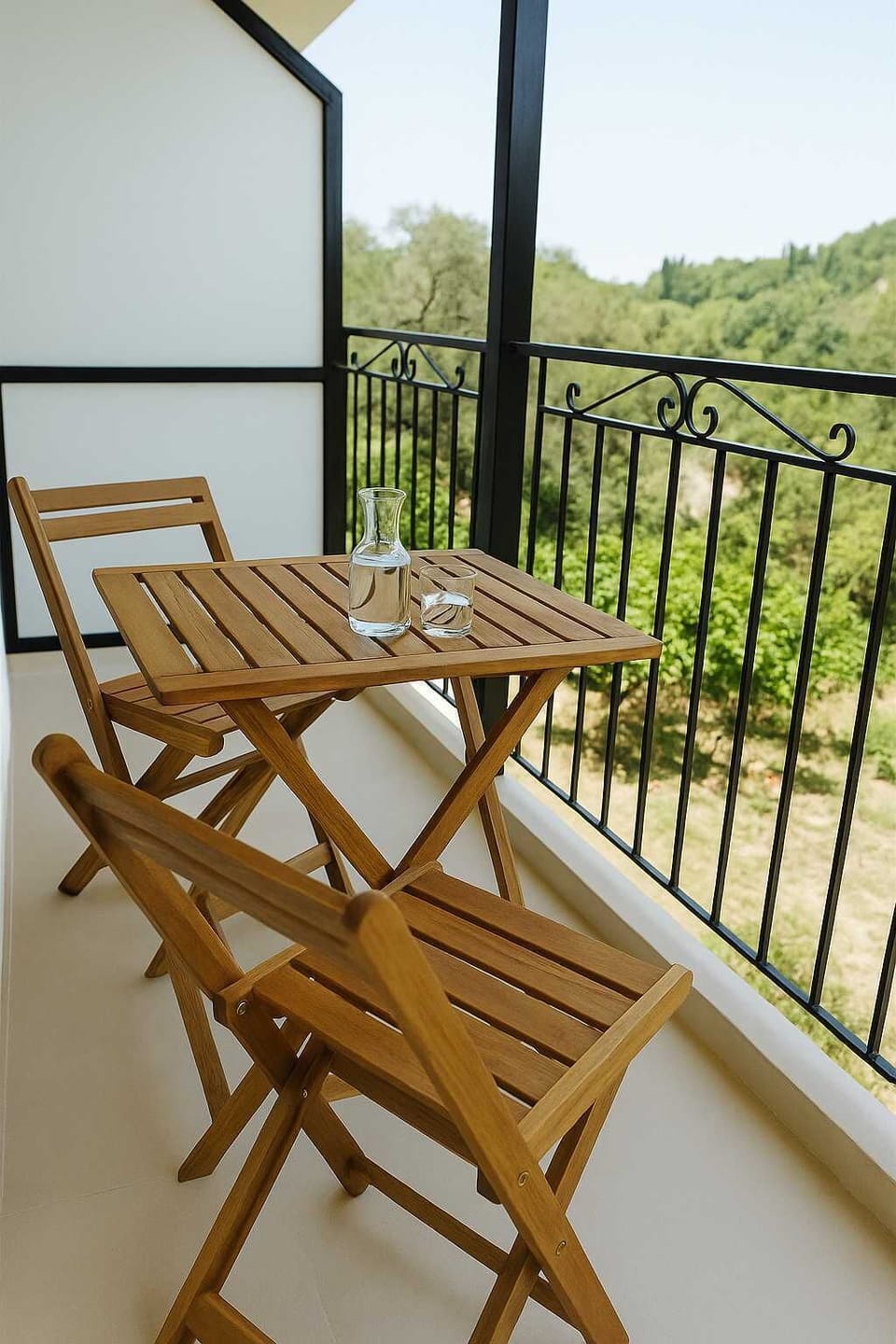 Enjoy the Mountain Views from the Balcony While Relaxing Outdoors