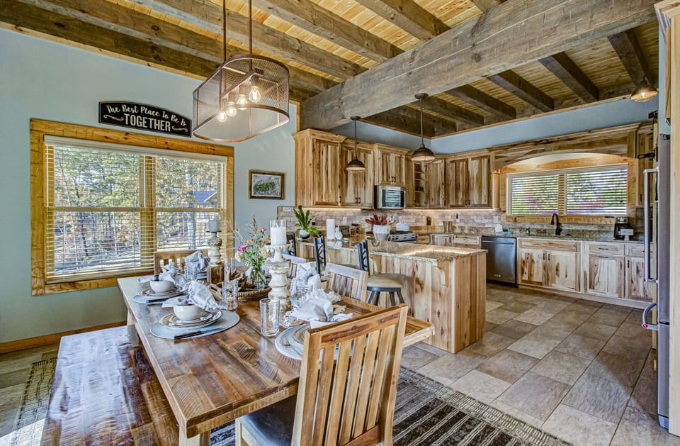 Fully equipped gourmet kitchen in your private Smoky Mountain cabin