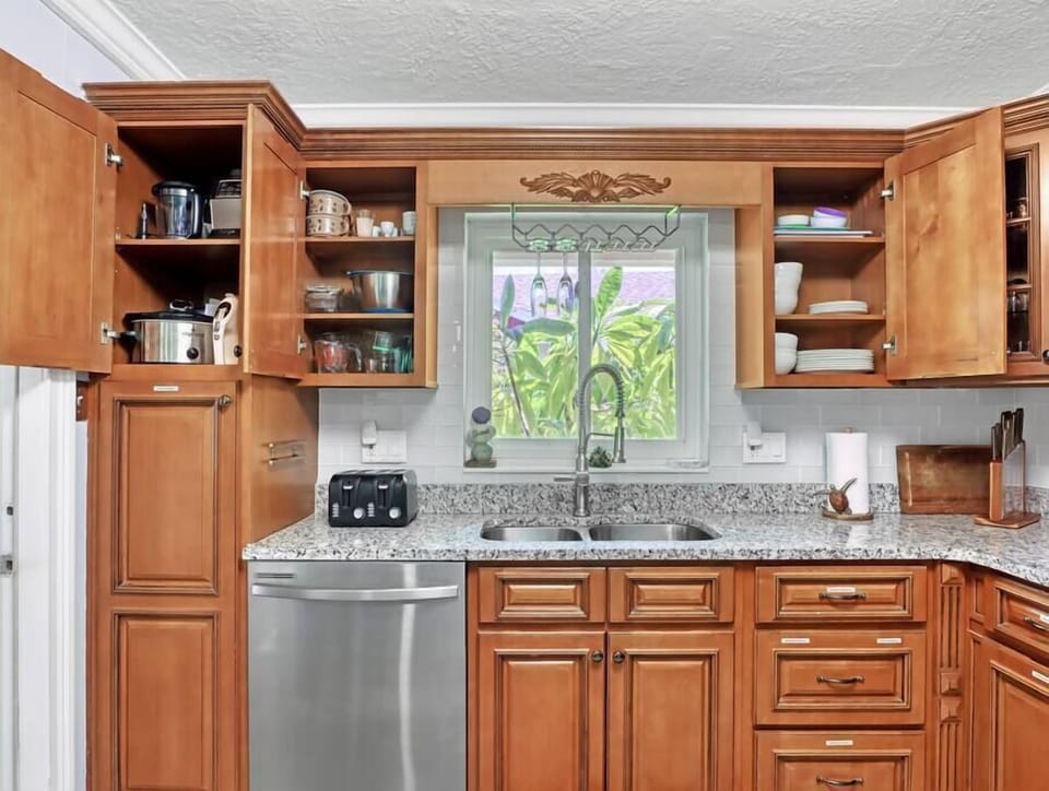 Well stocked kitchen