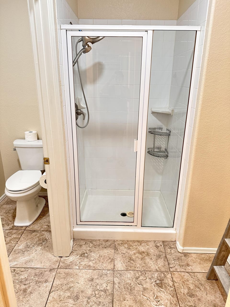 Master shower