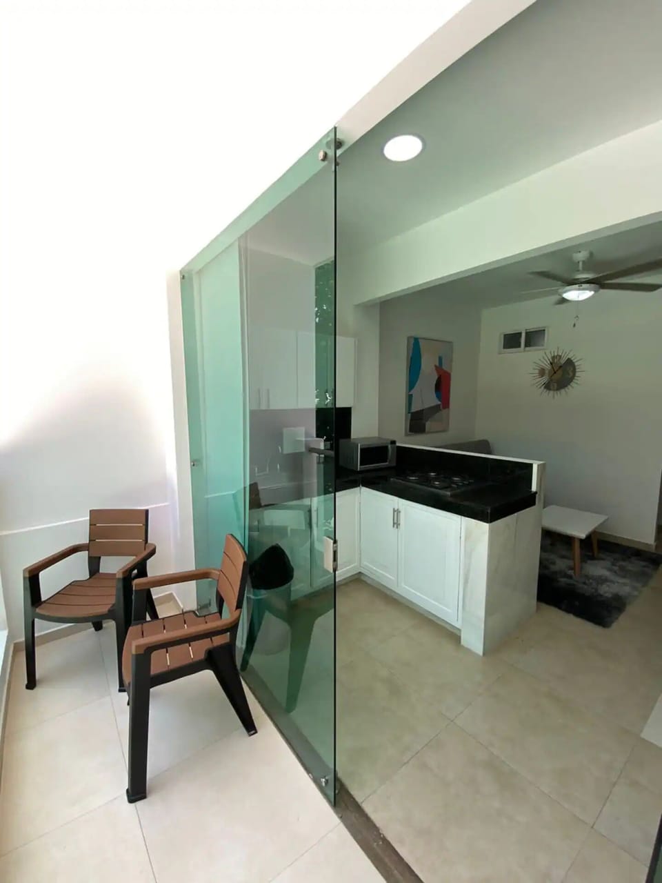 Exclusive Apartment | Living area | 48-inch Smart TV with digital channels
