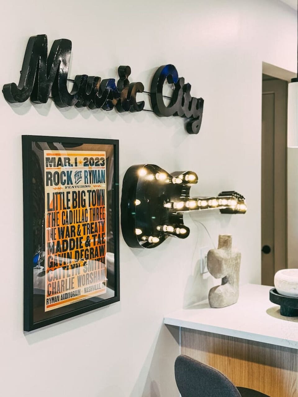 You`ll love all the music themed decor