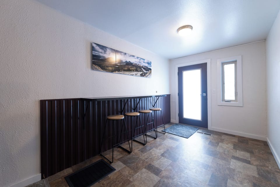 Breakfast Bar style eating in dining room