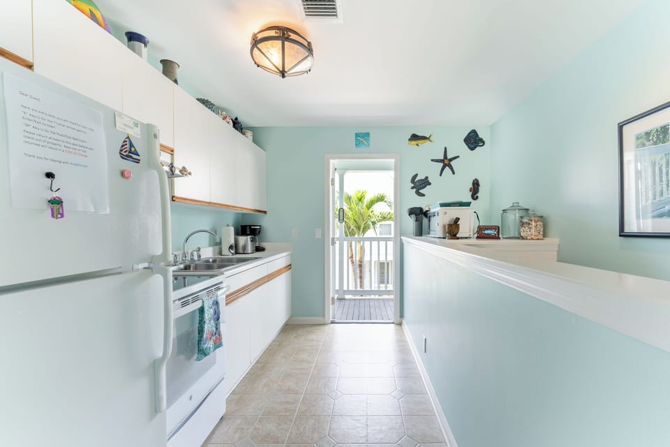 Fully-equipped kitchen.
