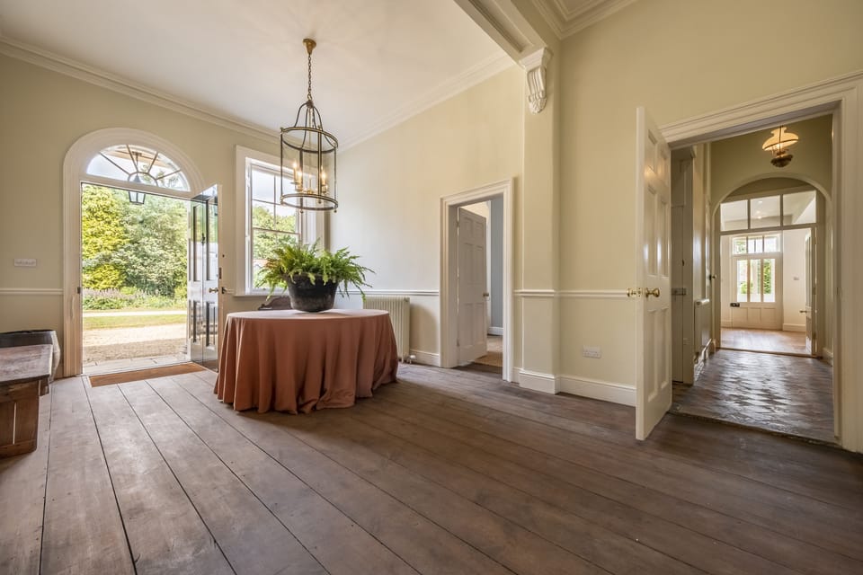 Spacious and grand entrance hall