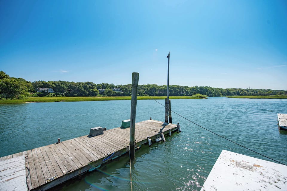 Private dock and the breathtaking views