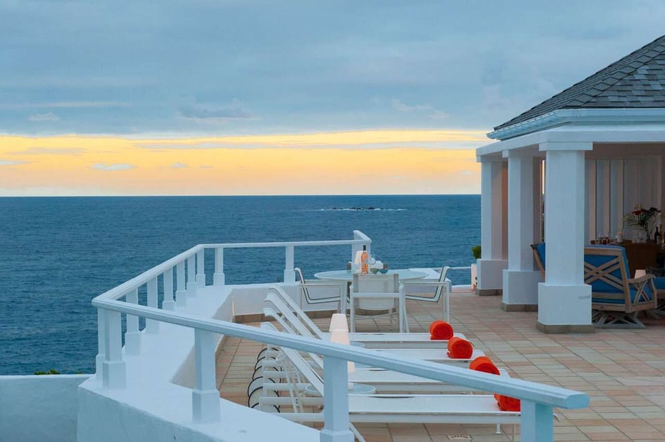 Deck at WV MOZ, Pointe Milou, St. Barthelemy