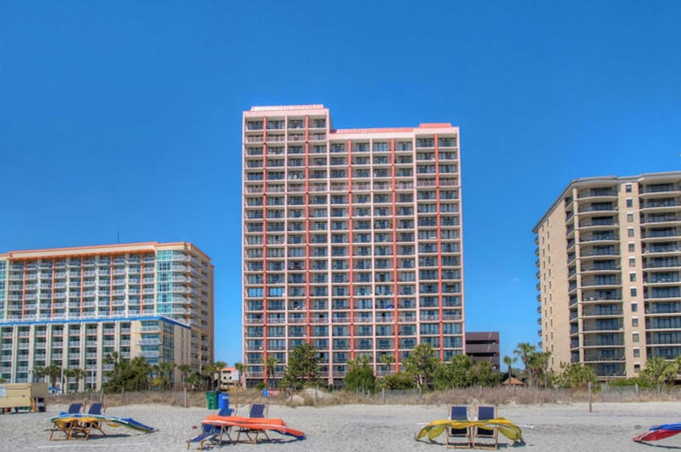 Beach Colony is located right on the beach!
