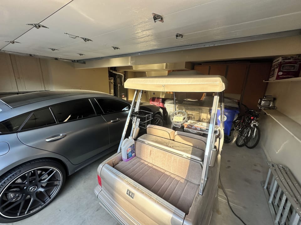 Optional golf cart