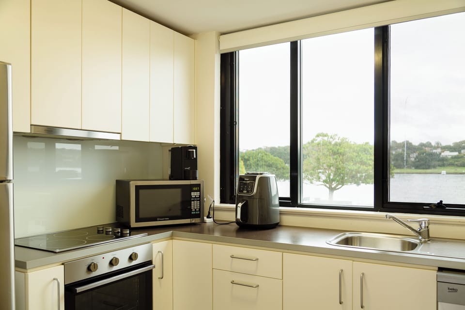 Fire Station Studio Apartment | Private kitchen