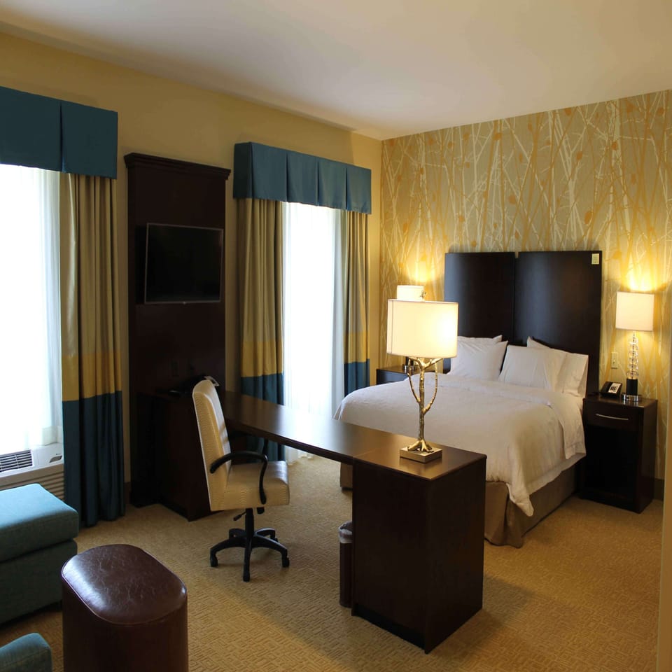 King, Studio, 1 King Bed, Non Smoking | Desk, laptop workspace, blackout drapes, iron/ironing board