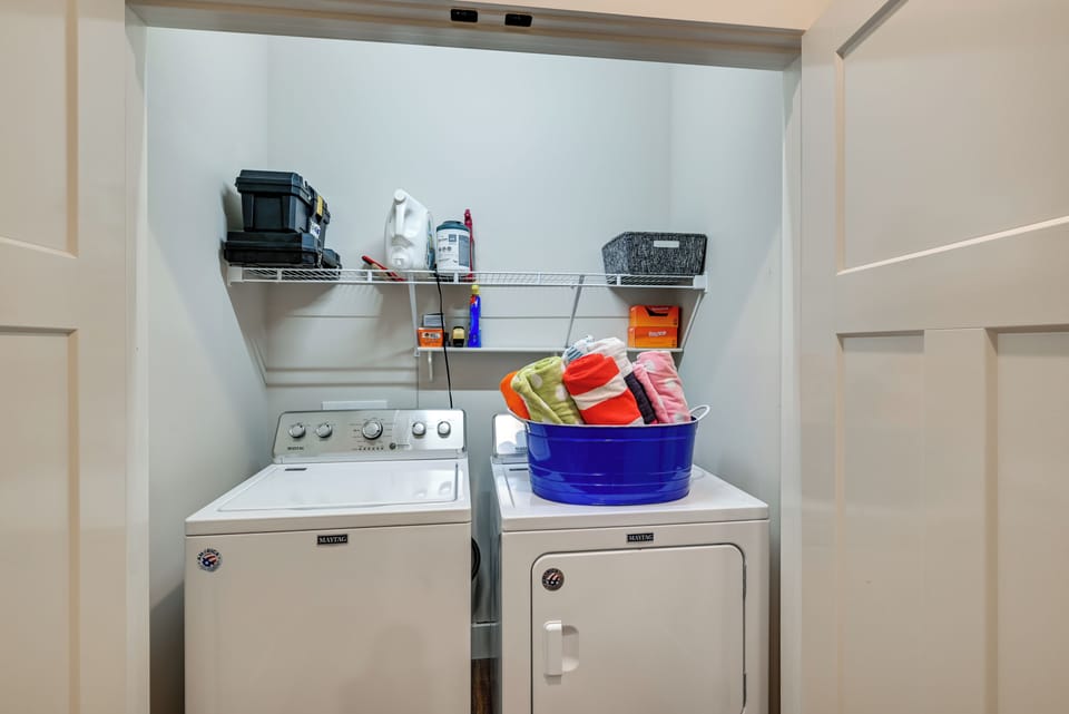 Laundry Closet | Laundry Detergent Provided
