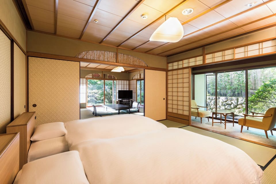 New Building Deluxe Japanese-Western Room, Non Smoking | Minibar, in-room safe, free WiFi, bed sheets