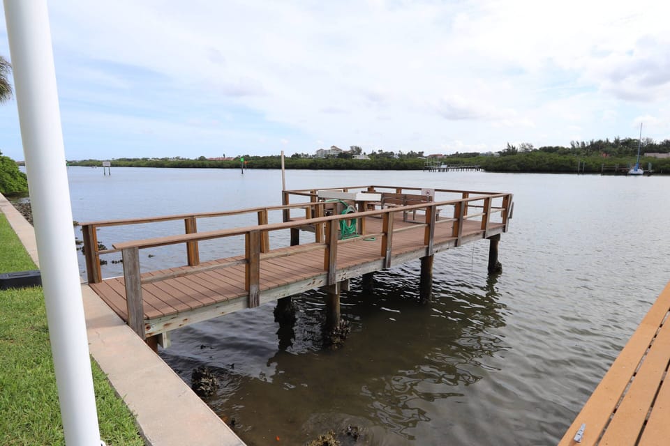 Fishing Dock with Cleaning Station - Available for Guests and Residents of Bay Shores Yacht and Tennis Club Only
