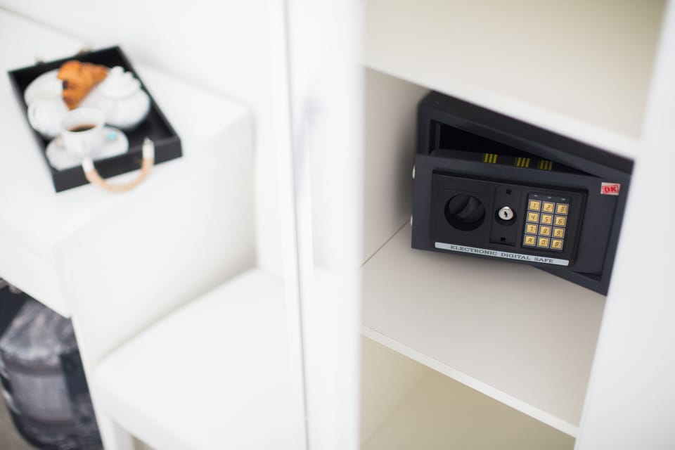 Deluxe Double Room | In-room safe, desk, laptop workspace, blackout drapes