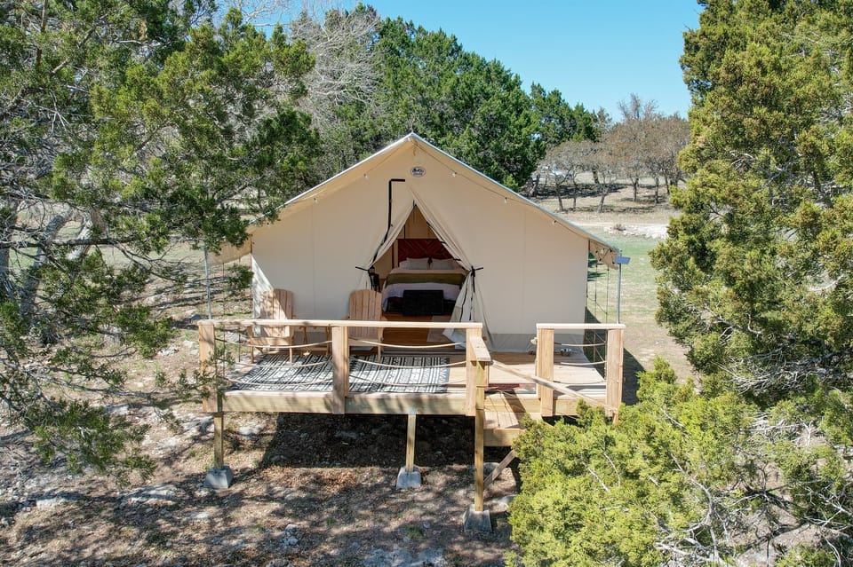 Main View of Escape Tent