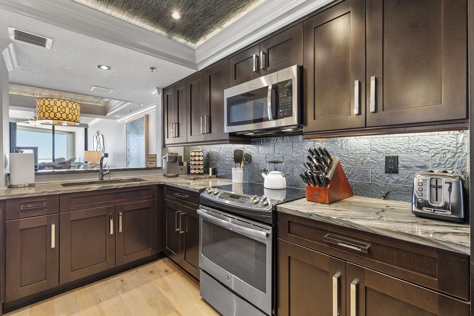 Fully equipped kitchen