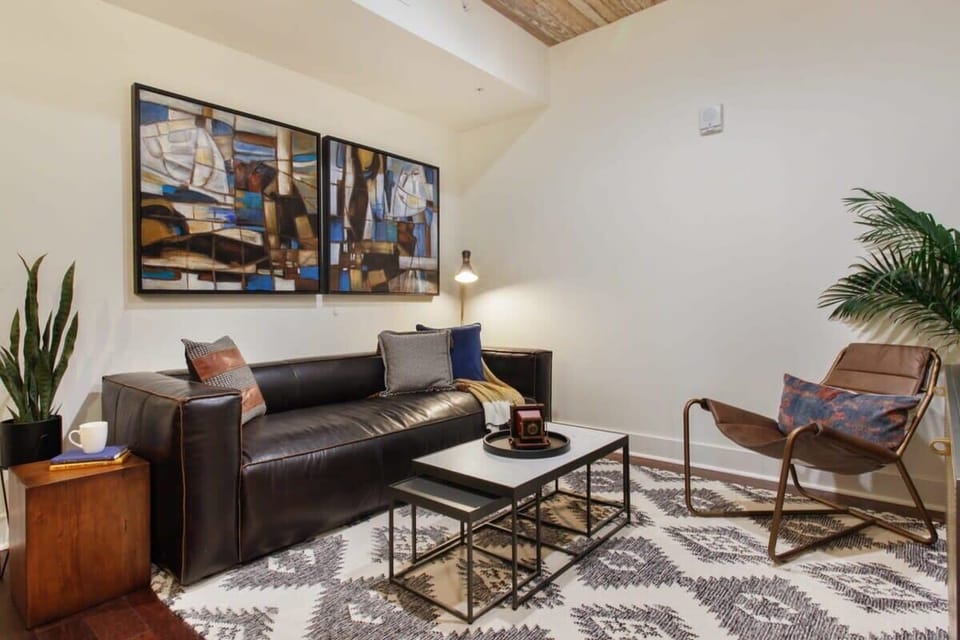 Open Concept Living Room | XL Flat Screen TV | Second Floor | Central Common Area