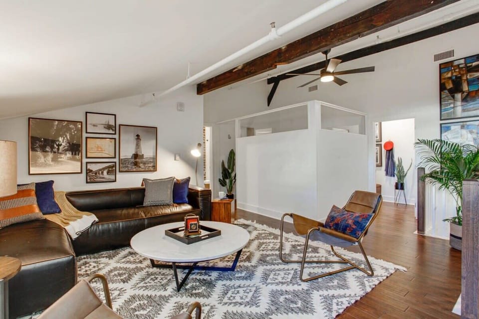 Open Concept Living Room | XL Flat Screen TV | Central Common Area