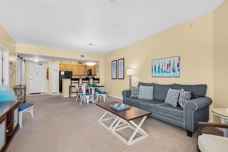 Open living room