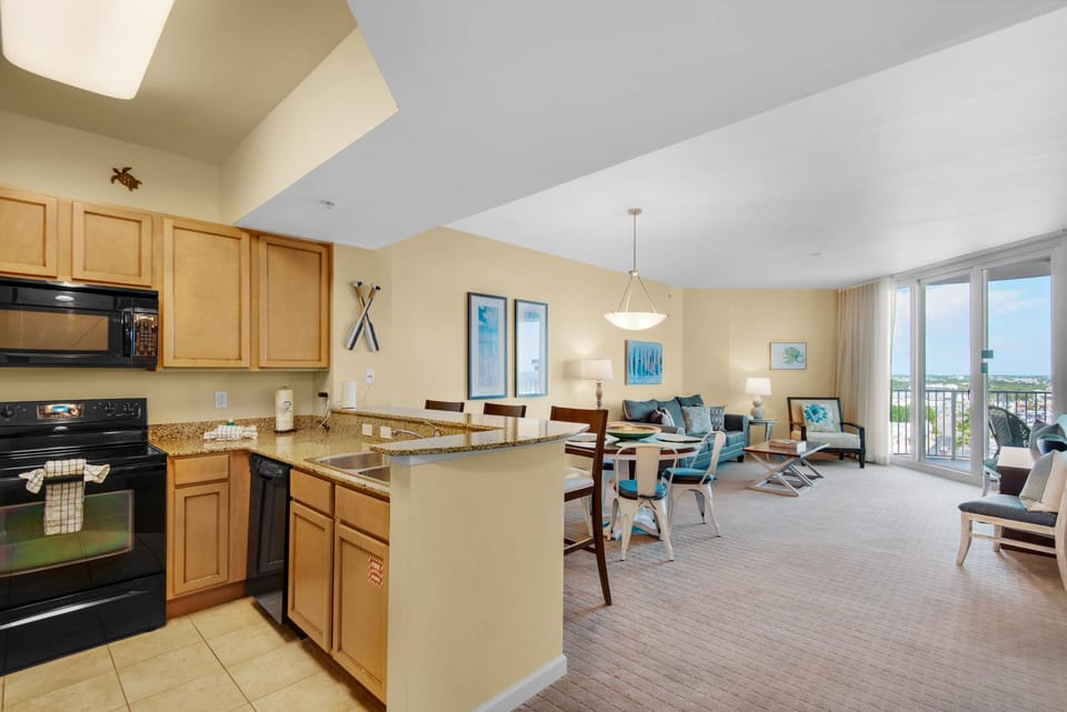 Kitchen to living room