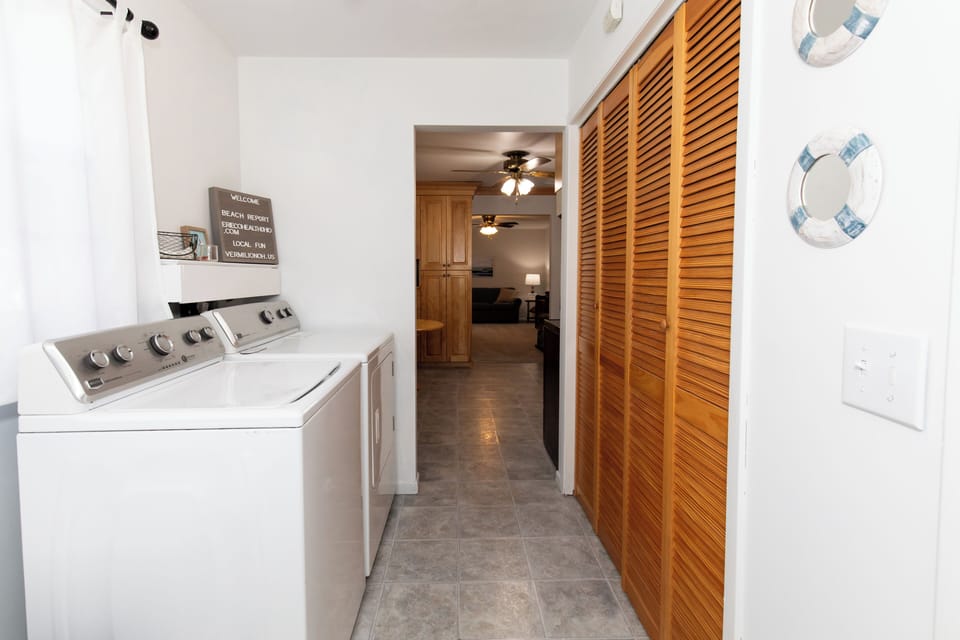 Washer & Dryer Available
