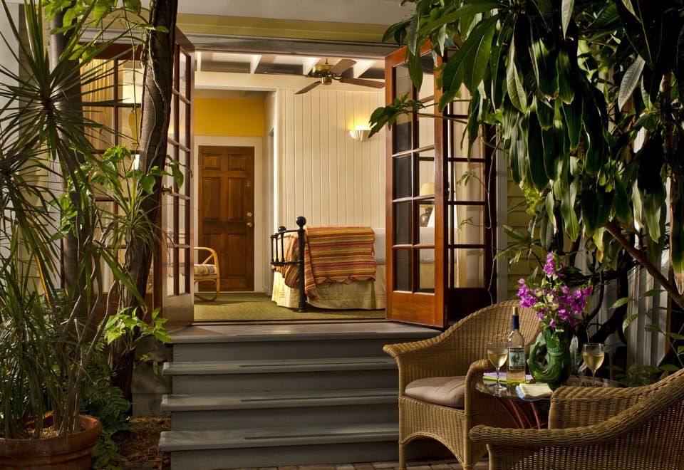 Poinciana Patio, Pool View, Patio - Adult Only | Terrace/patio