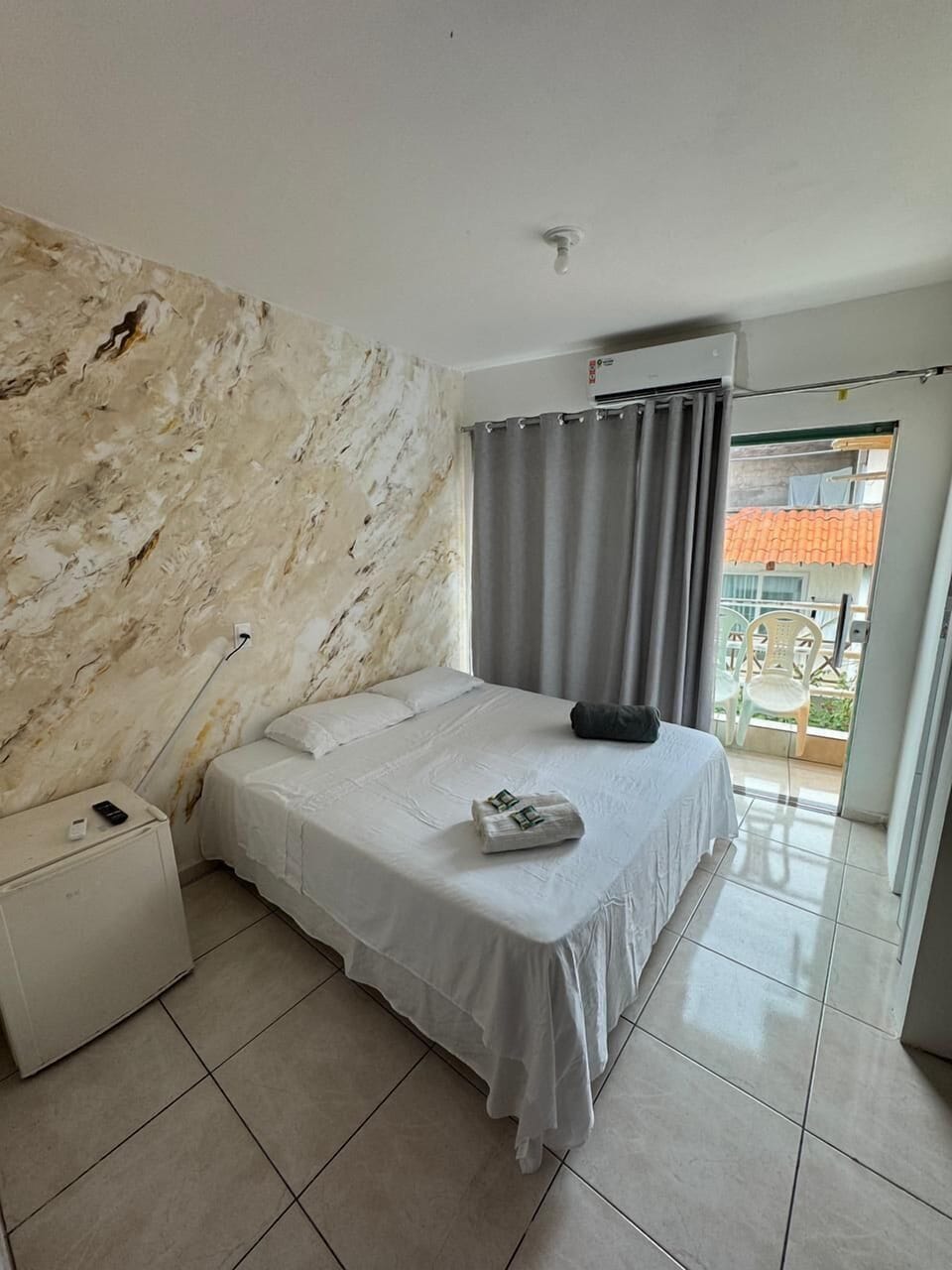 Standard Triple Room, Patio, City View | Minibar, free WiFi, bed sheets
