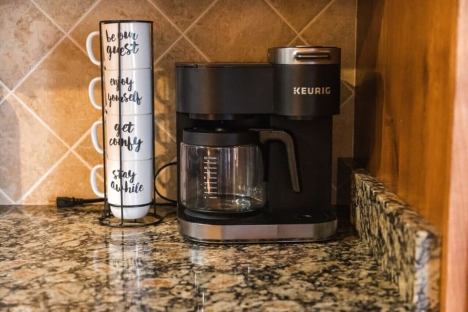 coffee maker in kitchen