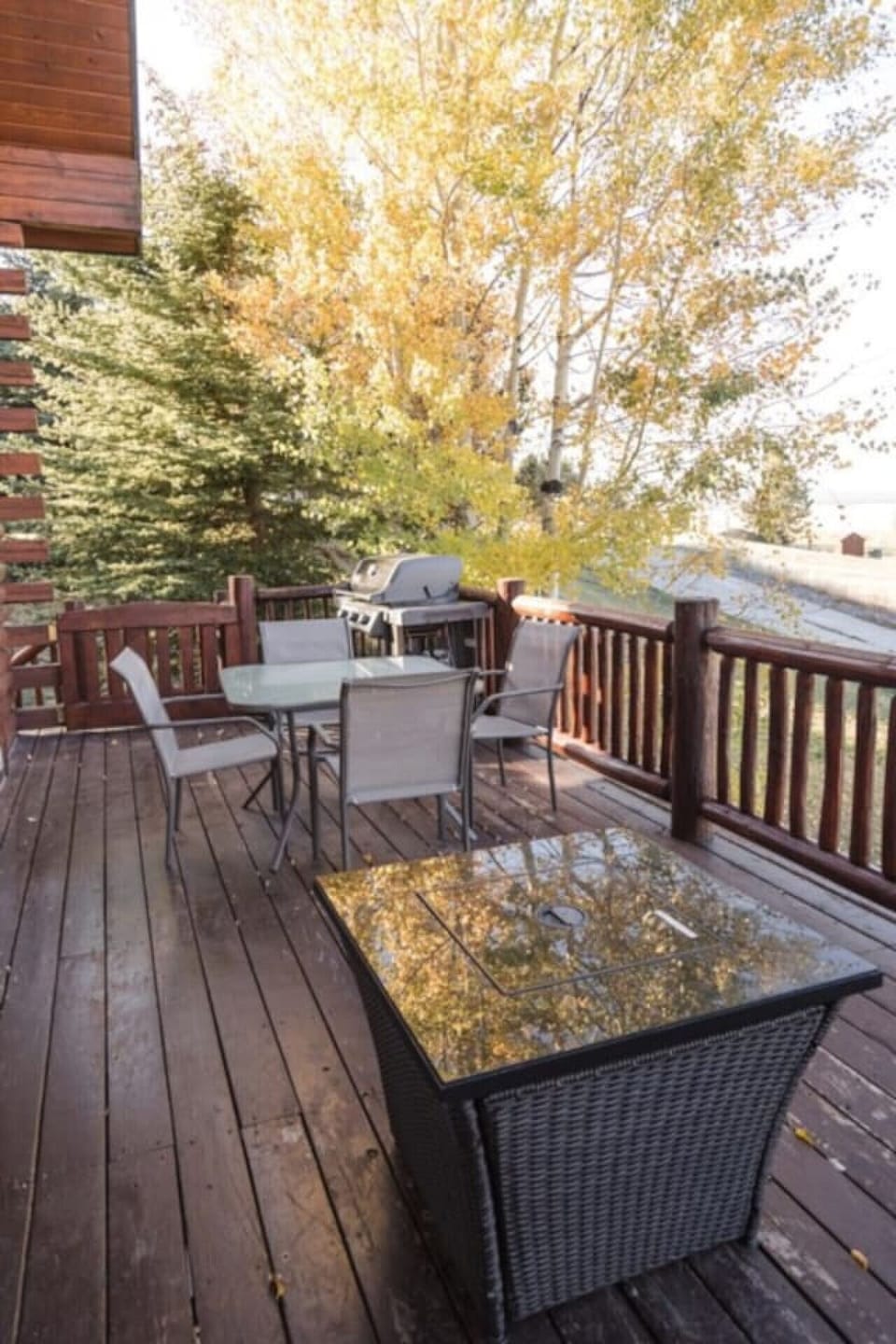 main floor patio off of kitchen