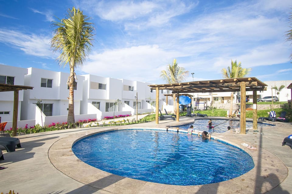 Steps away from amazing pool