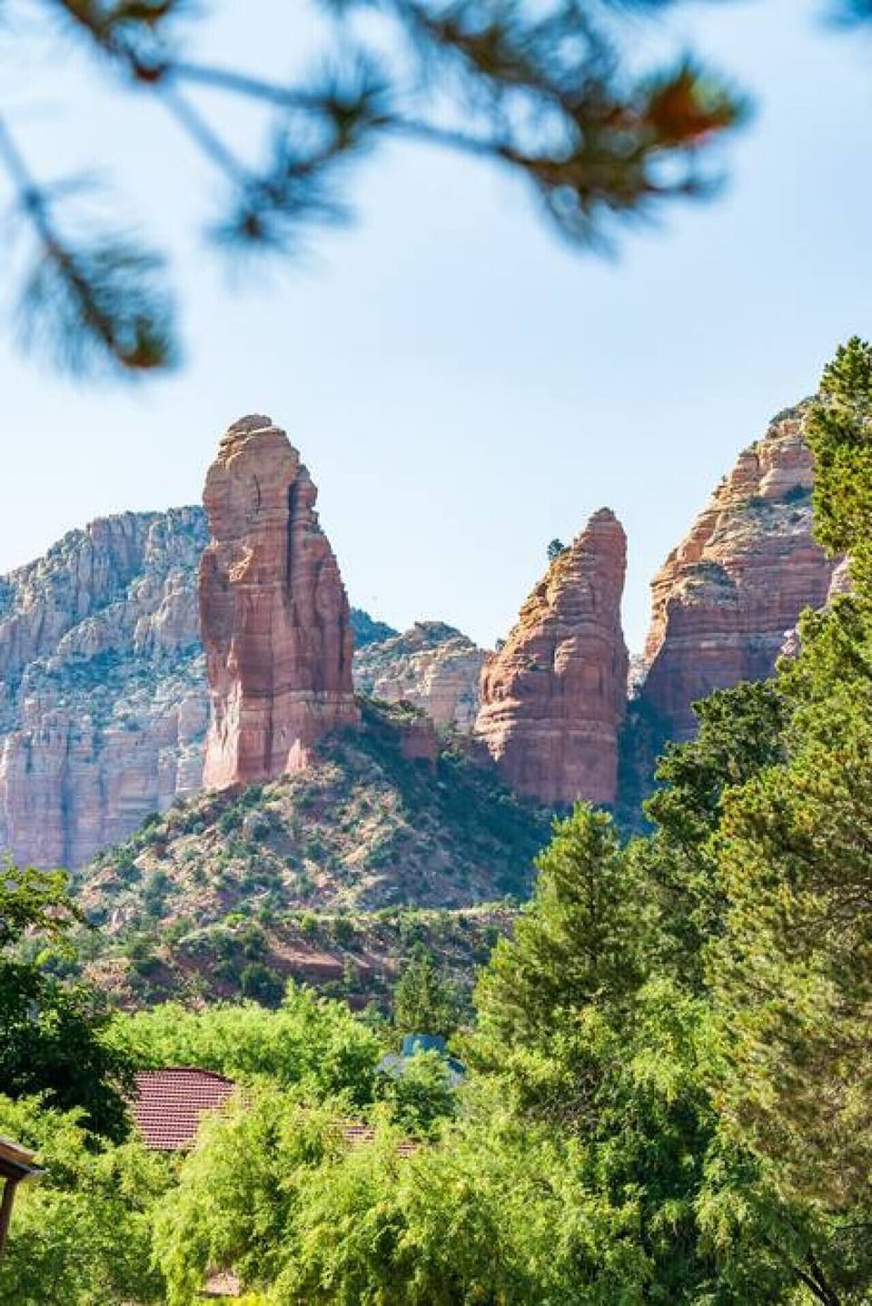 Another beautiful red rock formation that can be seen from our property!