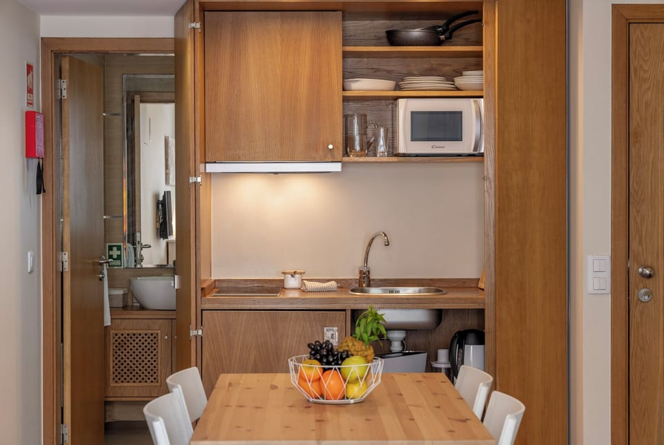 Kitchen ,dining area and bathroom
