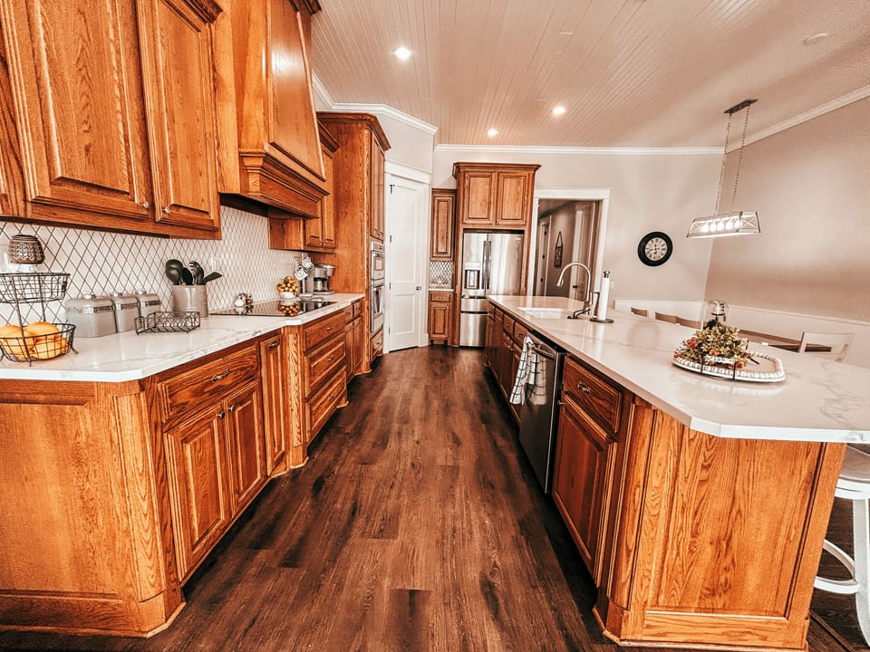 Beautiful custom kitchen with all the amenities you will need