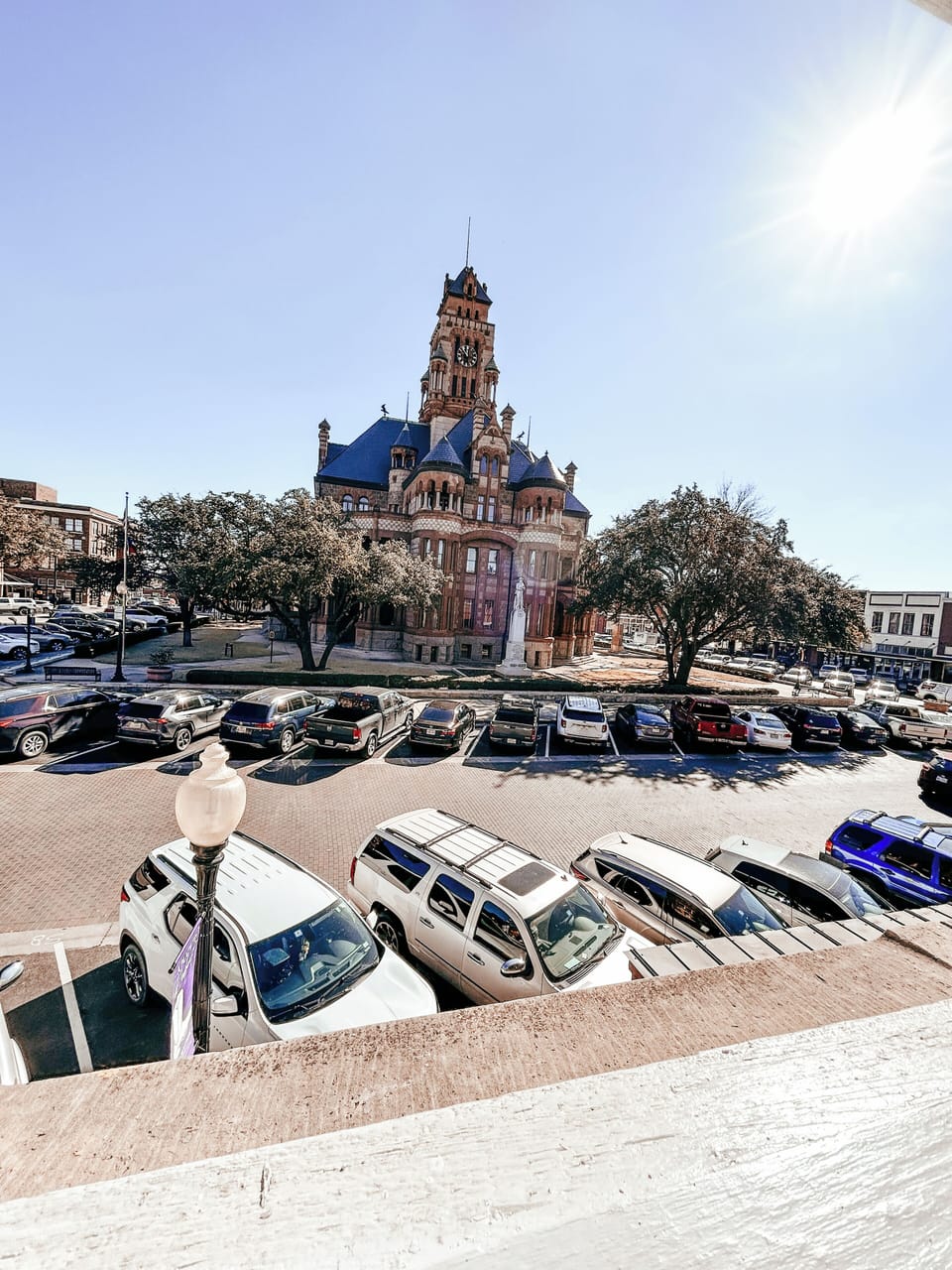 Amazing view of the Historic Downtown Courthouse