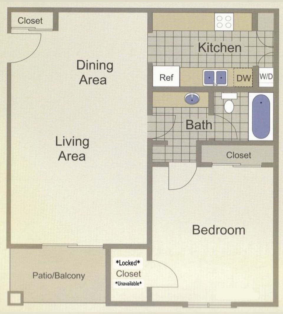 Floorplan of CozyCondo.