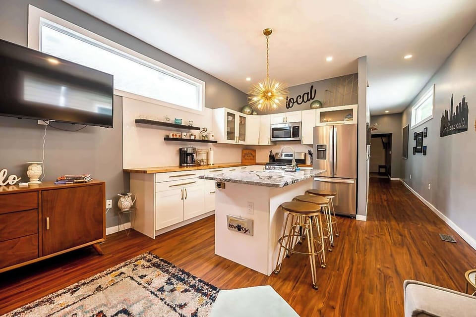Fully Equipped Kitchen with Bar Seating | Gather, Cook, and Connect with Ease