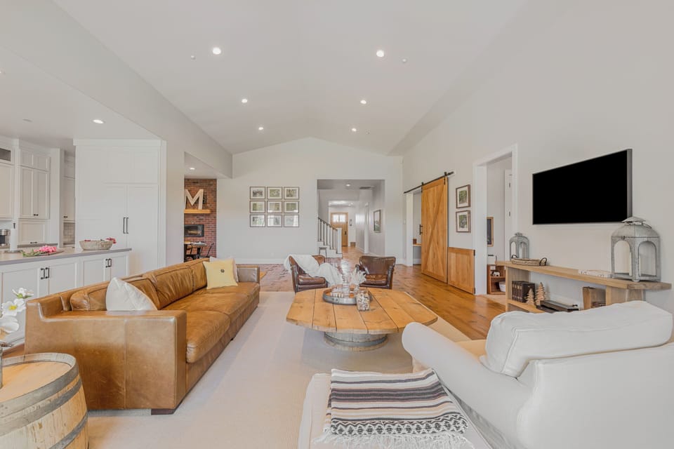 TV in the living room.