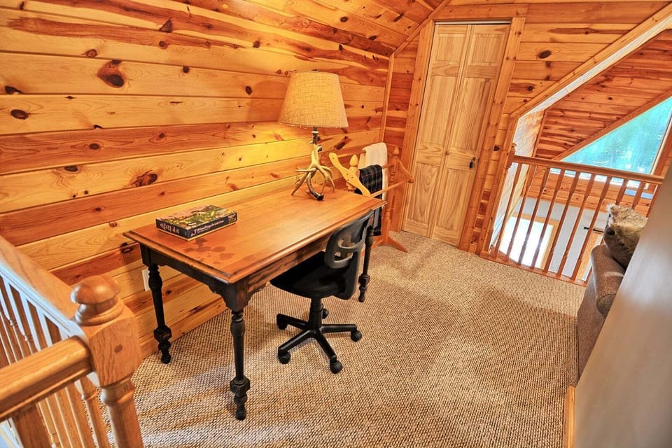 Desk and Chair in Loft