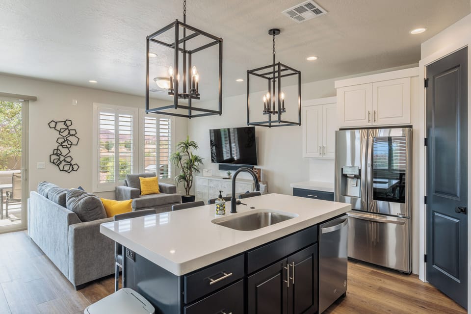 Kitchen Island View