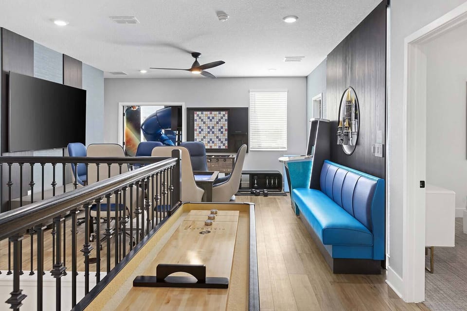 Loft w/ Foosball & Poker Table