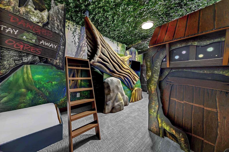 Ogre's Grove *Theme Room* 1 on Second Floor